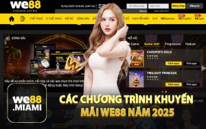 Các Chương Trình Khuyến Mãi WE88 Năm 2025